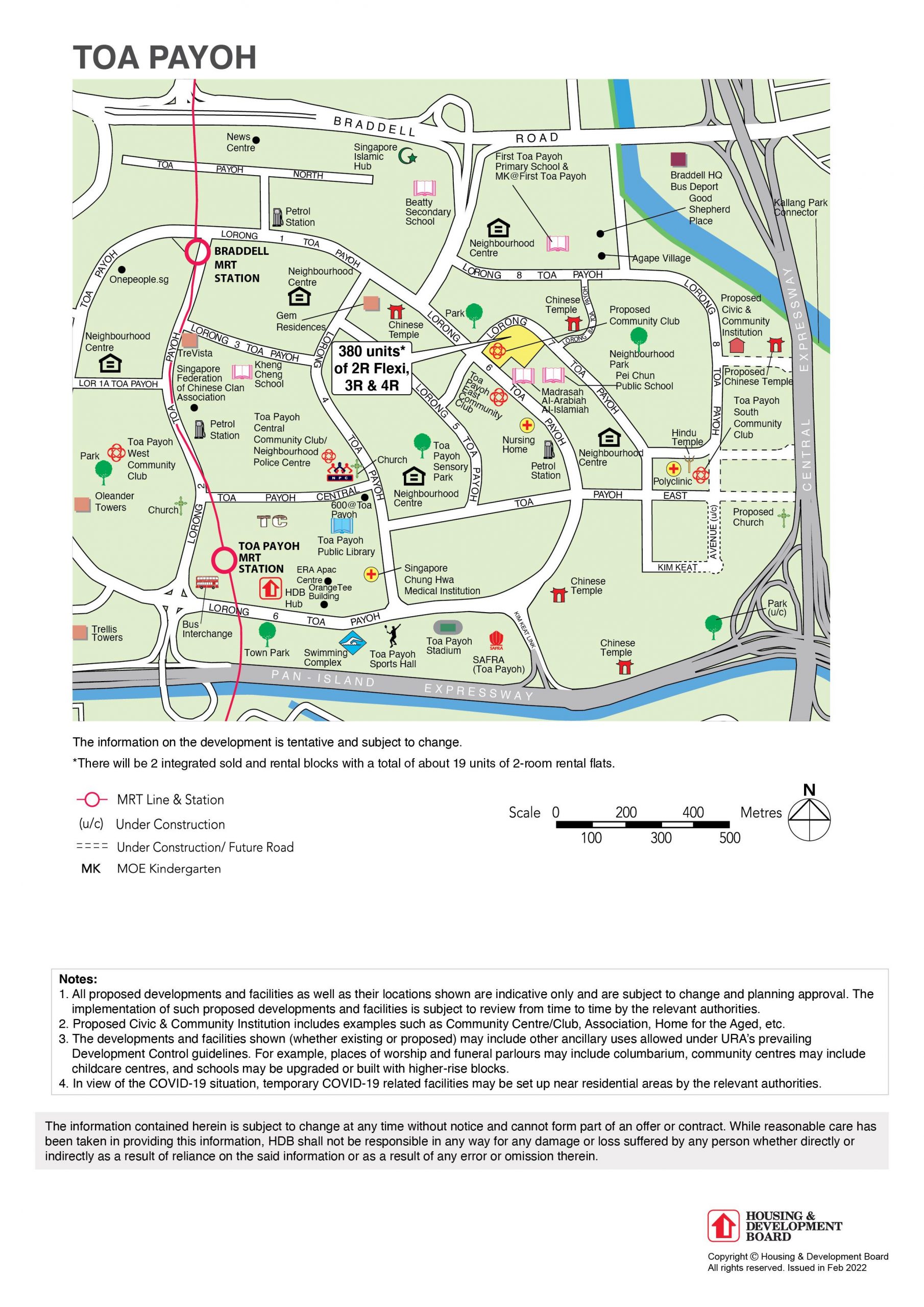 May 2022 Toa Payoh BTO full map