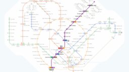 North-East Line (NEL) MRT map