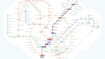 North-East Line (NEL) MRT map