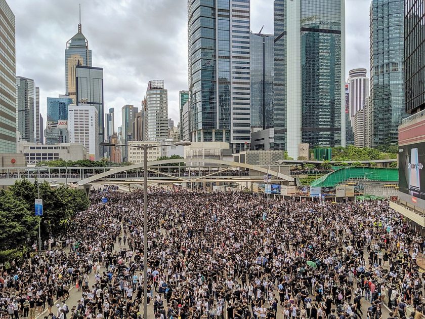 Hong Kong street protest