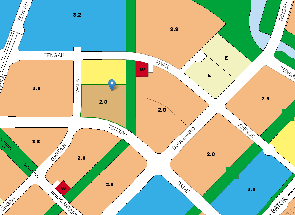 URA master plan of developments around Parc Flora BTO