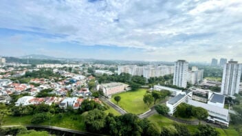 view from ghim moh link