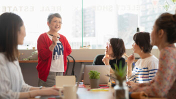 women having MCST meeting
