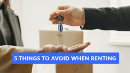 5 things to avoid when renting an apartment