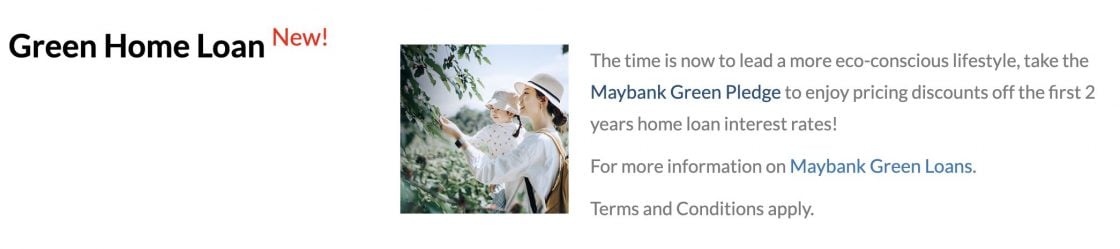 Maybank Green Home Loan