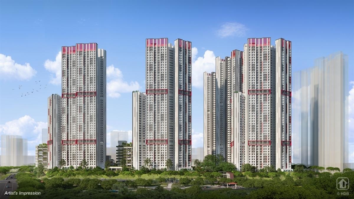Artist's impression of the May 2022 Bukit Merah BTO