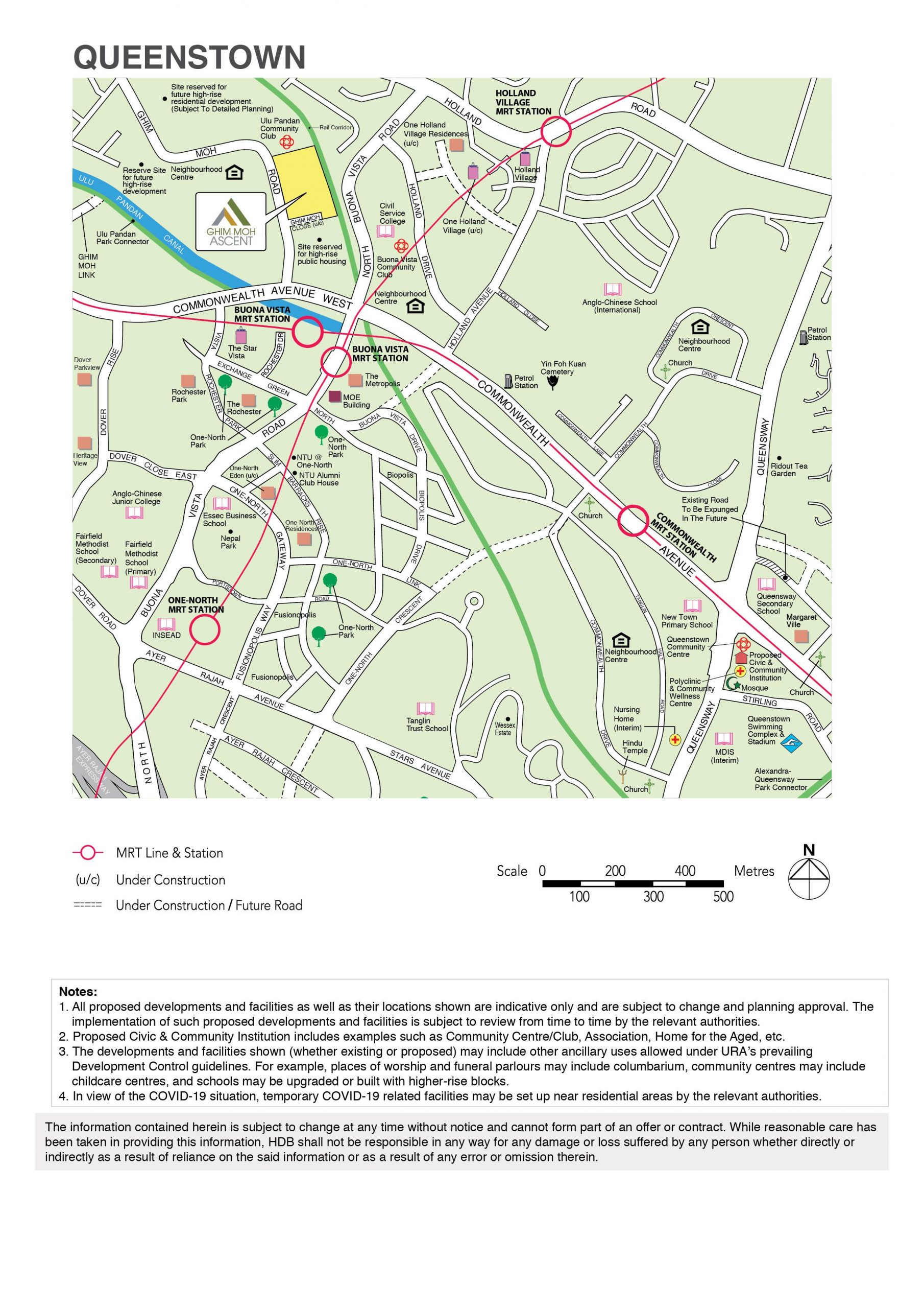 May 2022 Queenstown BTO full map