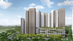 Artist's impression of the replacement flats at Woodlands Street 13