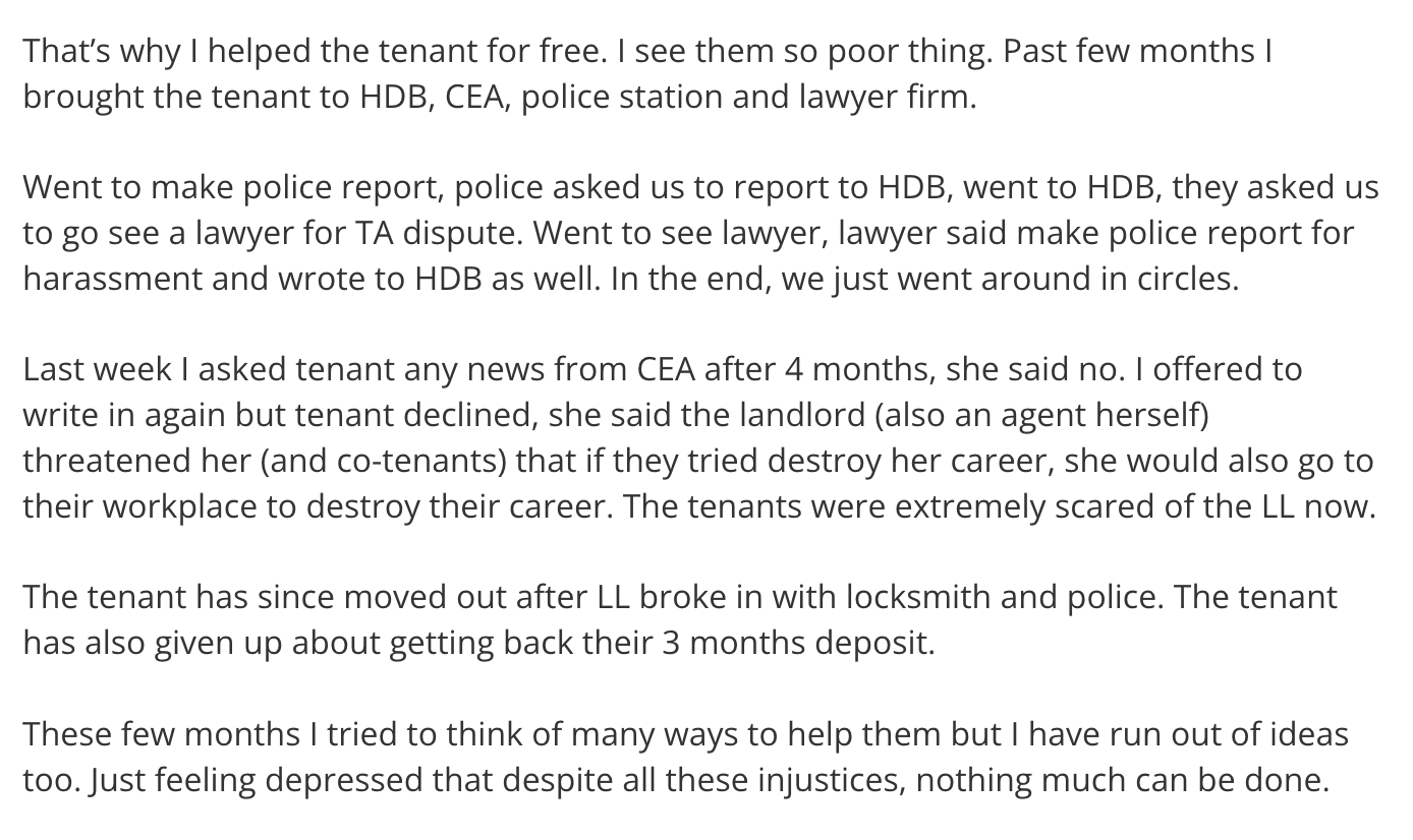 tenant dispute