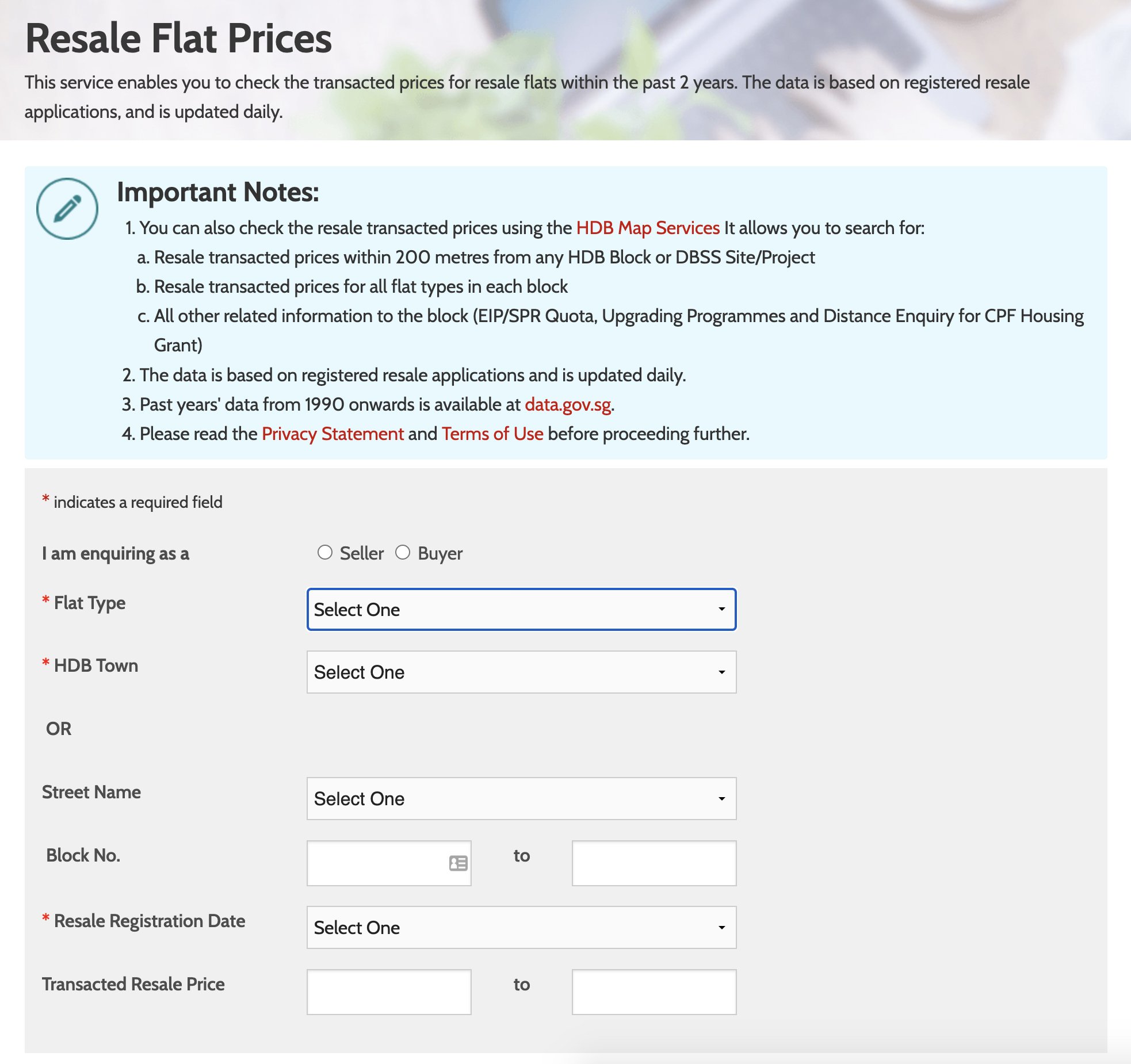 HDB resale price index 2022