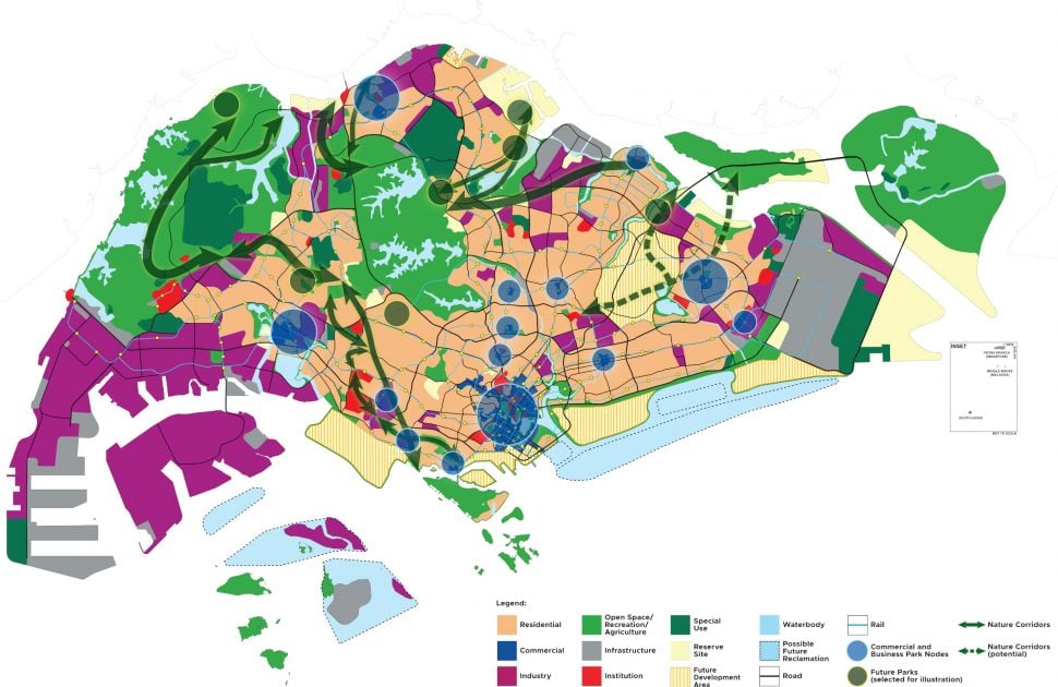 URA Master Plan 2022 Overview - Long-Term Planning Map