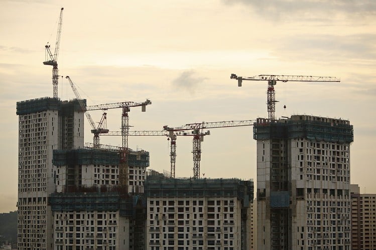 buildings under construction