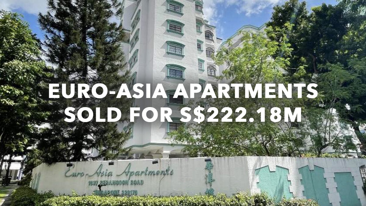 EuroAsia Apartments at Serangoon Road sold for S222.18 million 99.co