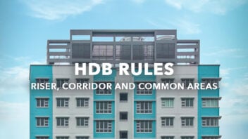 hdb riser, corridor and common areas