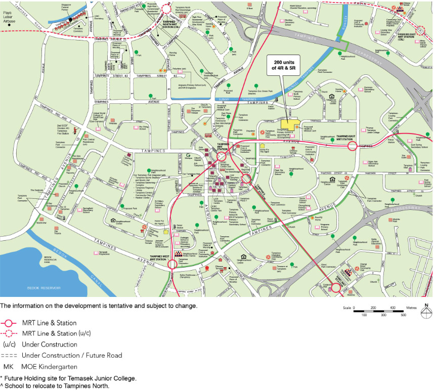 August 2022 Tampines BTO full map