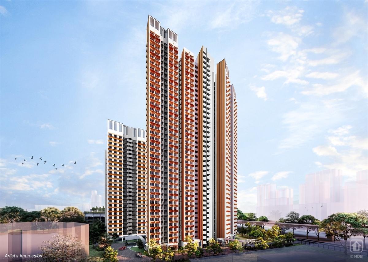 Artist's impression of Jurong East Breeze BTO