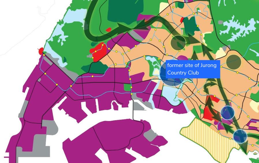 long term plan on the former site of Jurong Country Club