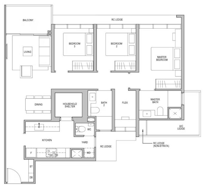 Lentor Modern floorplan