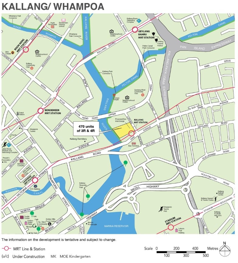 Nov 2022 Kallang/Whampoa BTO map