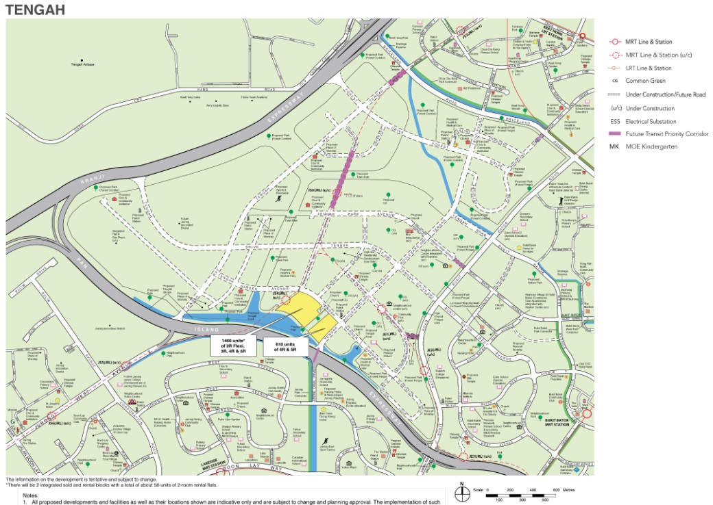 Nov 2022 Tengah BTO map