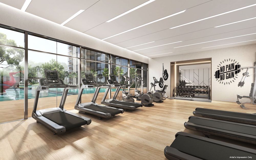 Gym equipment in North Gaia Condo