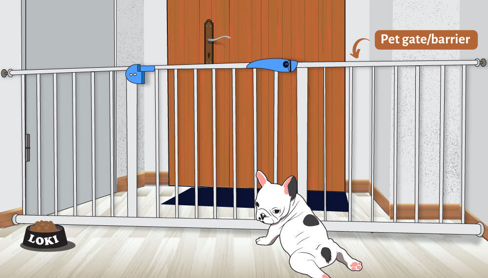 Cartoon image of a Pet Gate