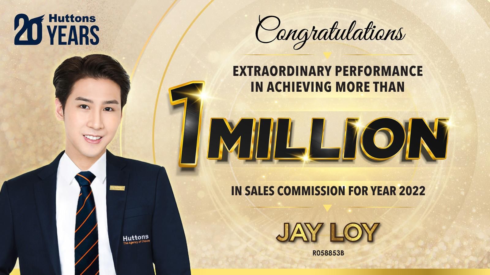 Jay achieved millionaire status in 2022