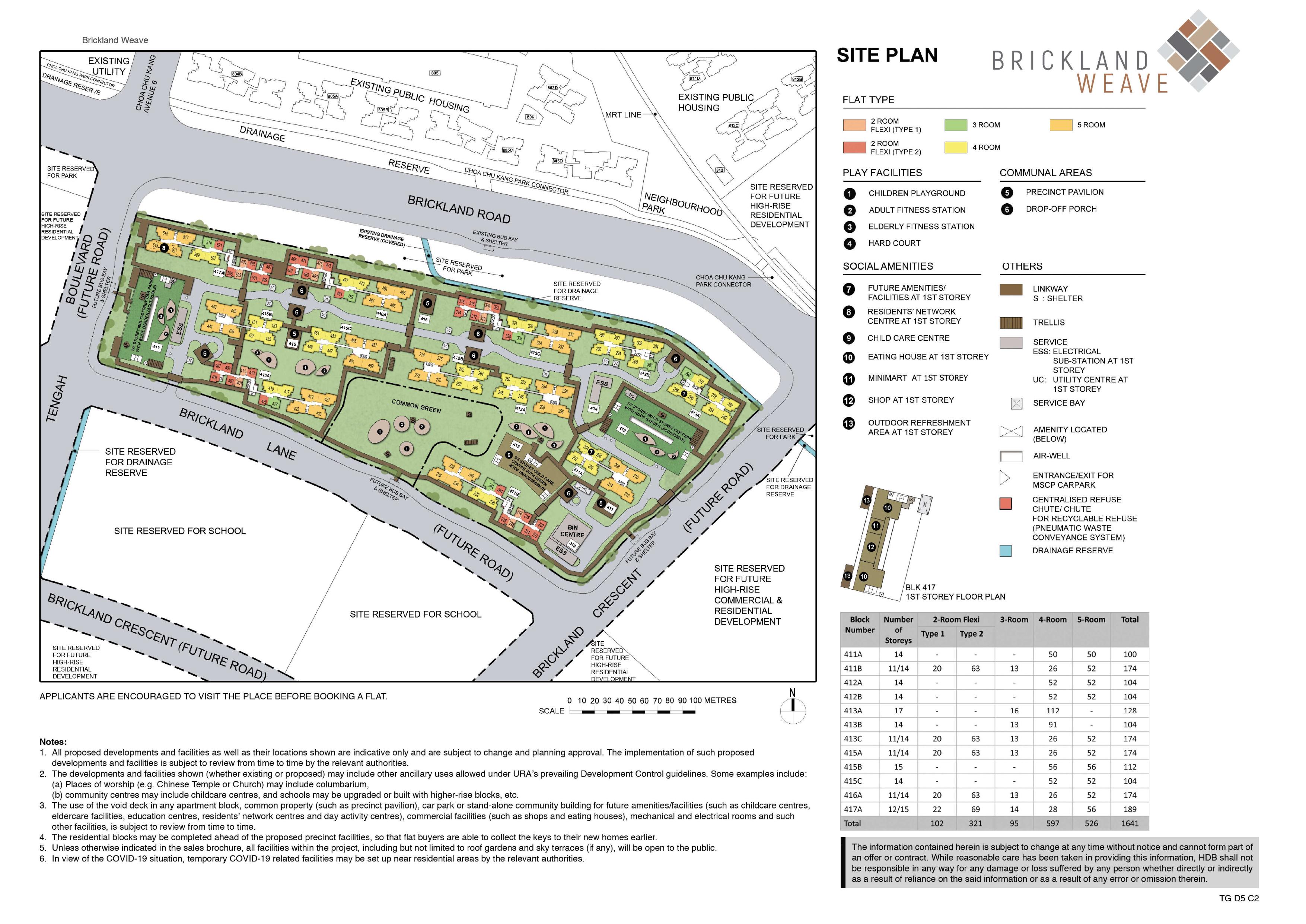 brickland weave bto site plan