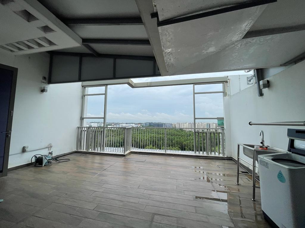 Upper floor of Philip's penthouse