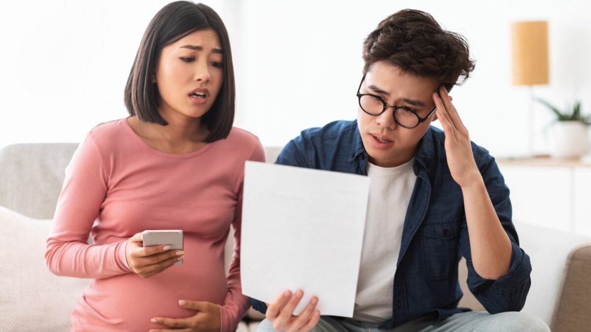 stressed couple