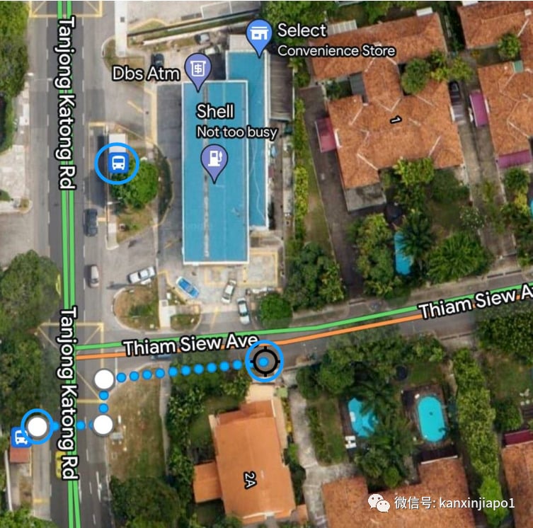 Google Maps Thiam Siew Avenue