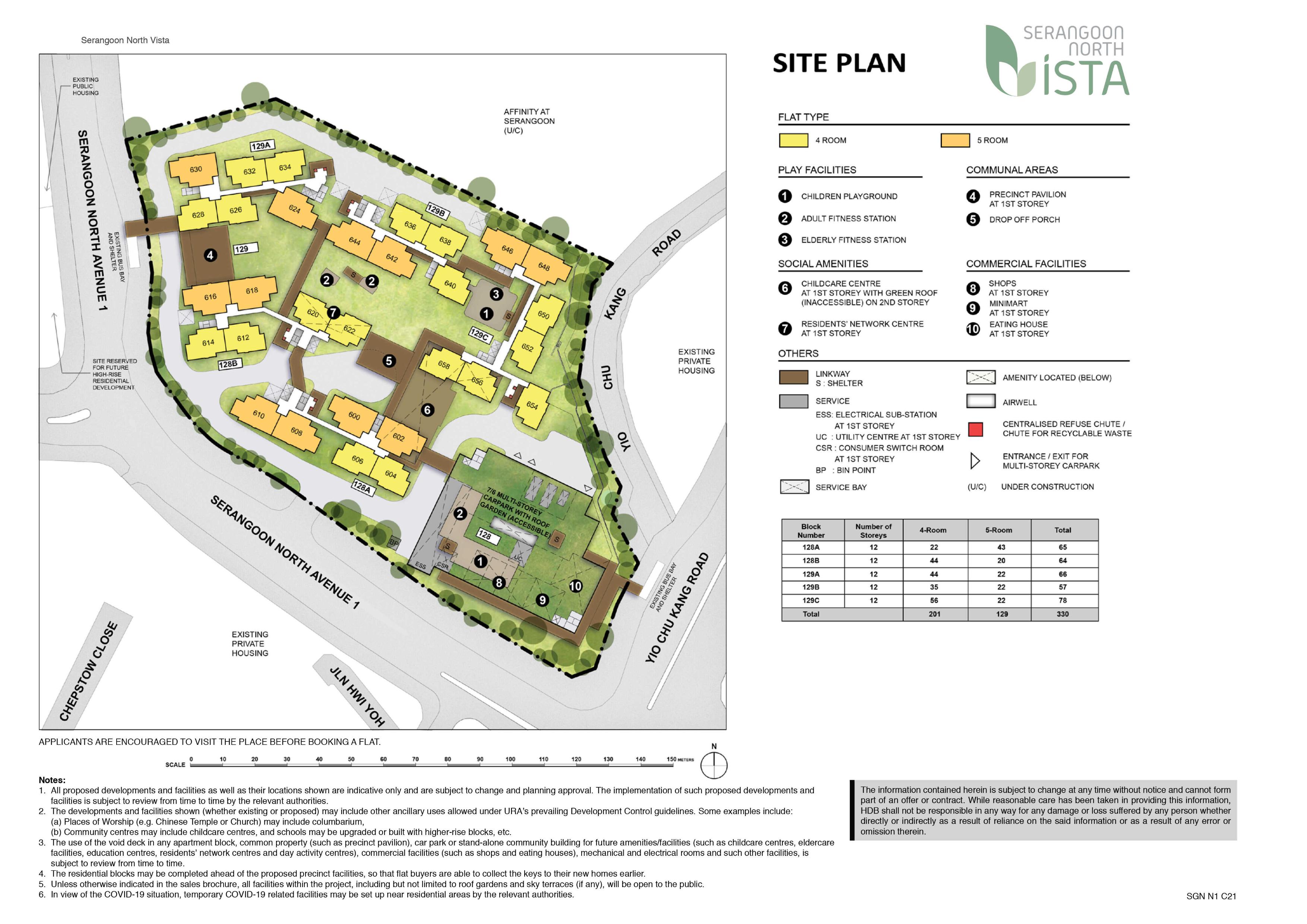 serangoon north vista may 2023 bto site plan