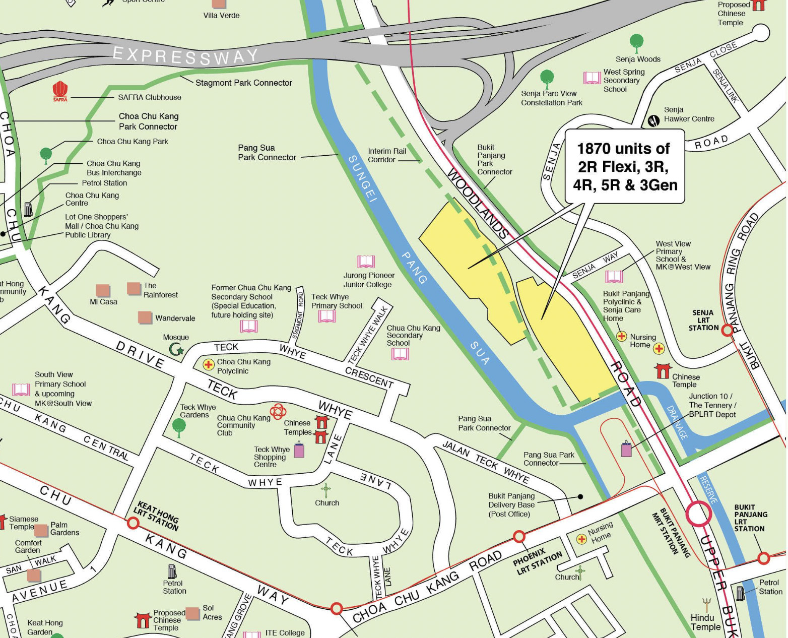 choa chu kang august 2023 hdb bto map