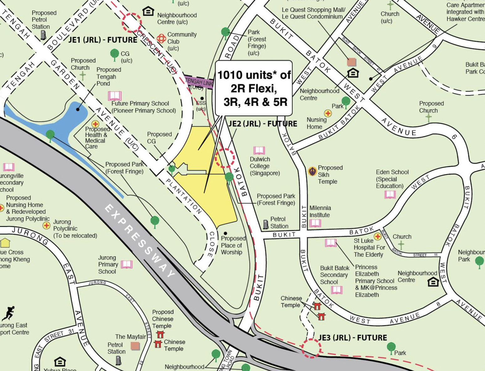 tengah august 2023 hdb bto map