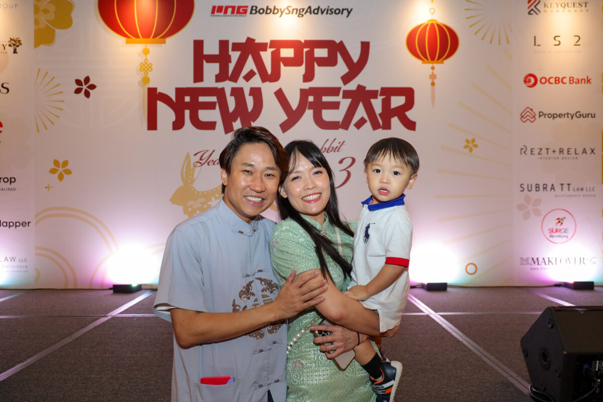 Bobby Sng & family