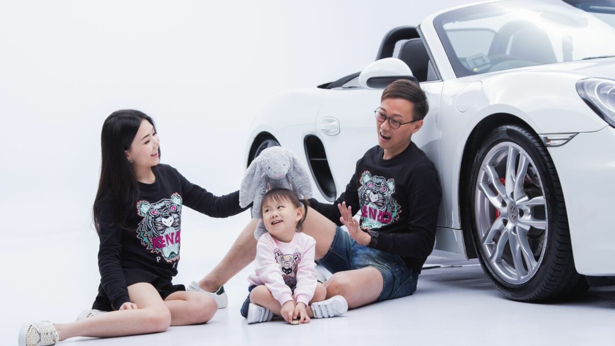 Eugene Lin with family