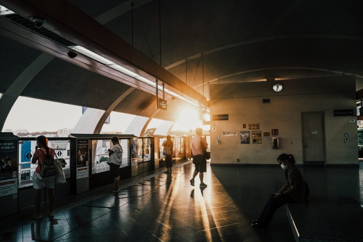 singapore mrt exit on Unsplash.