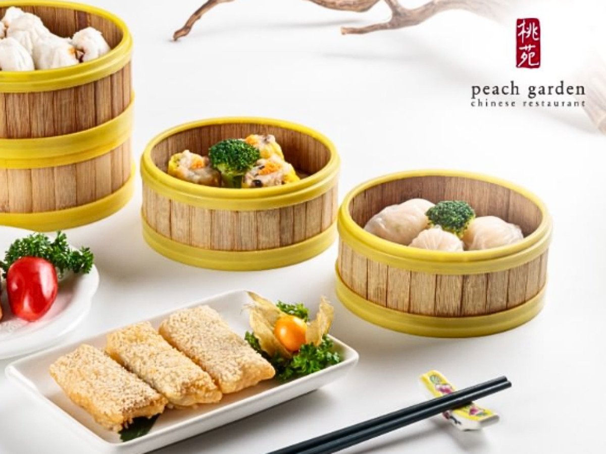 A selection of dishes at Peach Garden