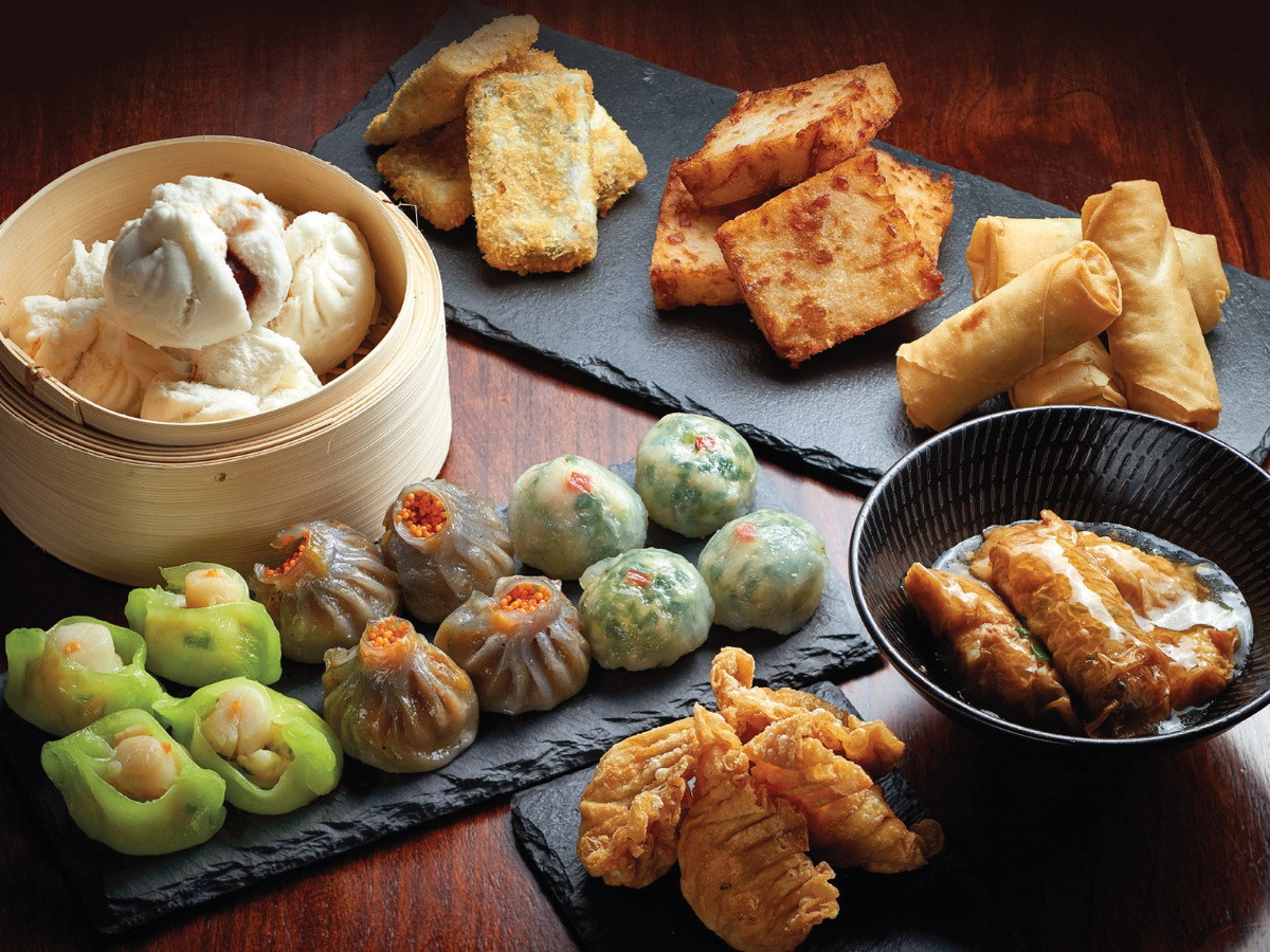 A selection of dim sum dishes from Yum Cha Restaurant