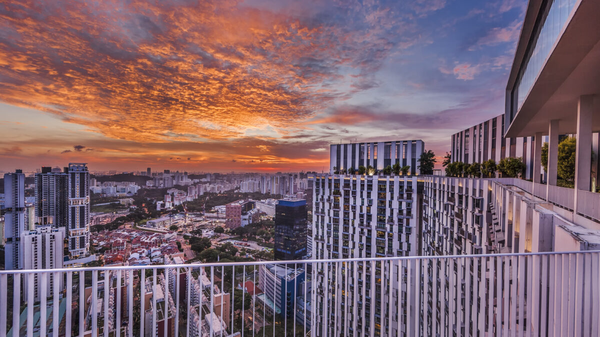 view from pinnacle @ duxton