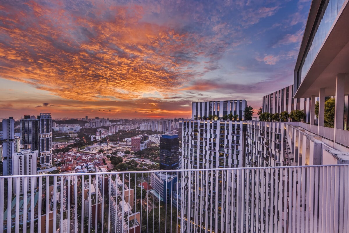 view from pinnacle @ duxton