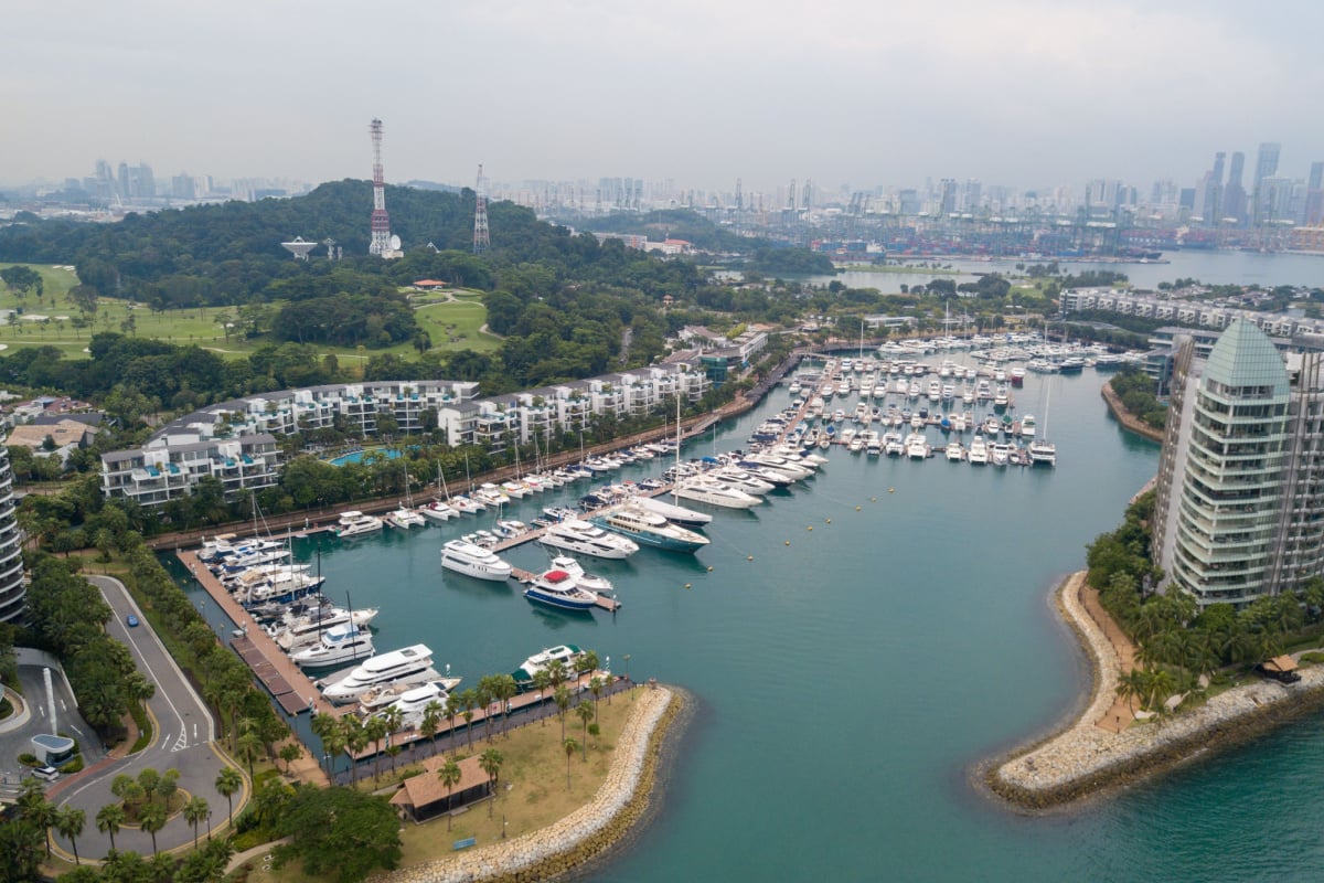 marina collection and yachts at sentosa cove