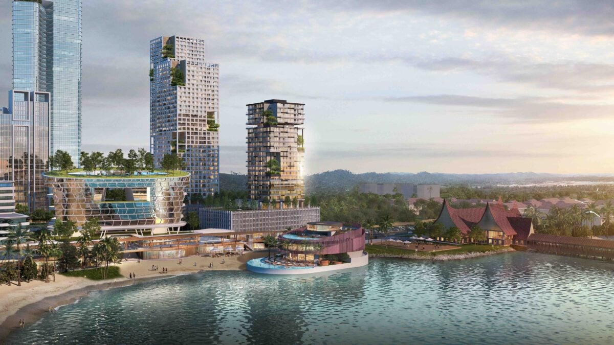 Opus Bay Batam aerial view