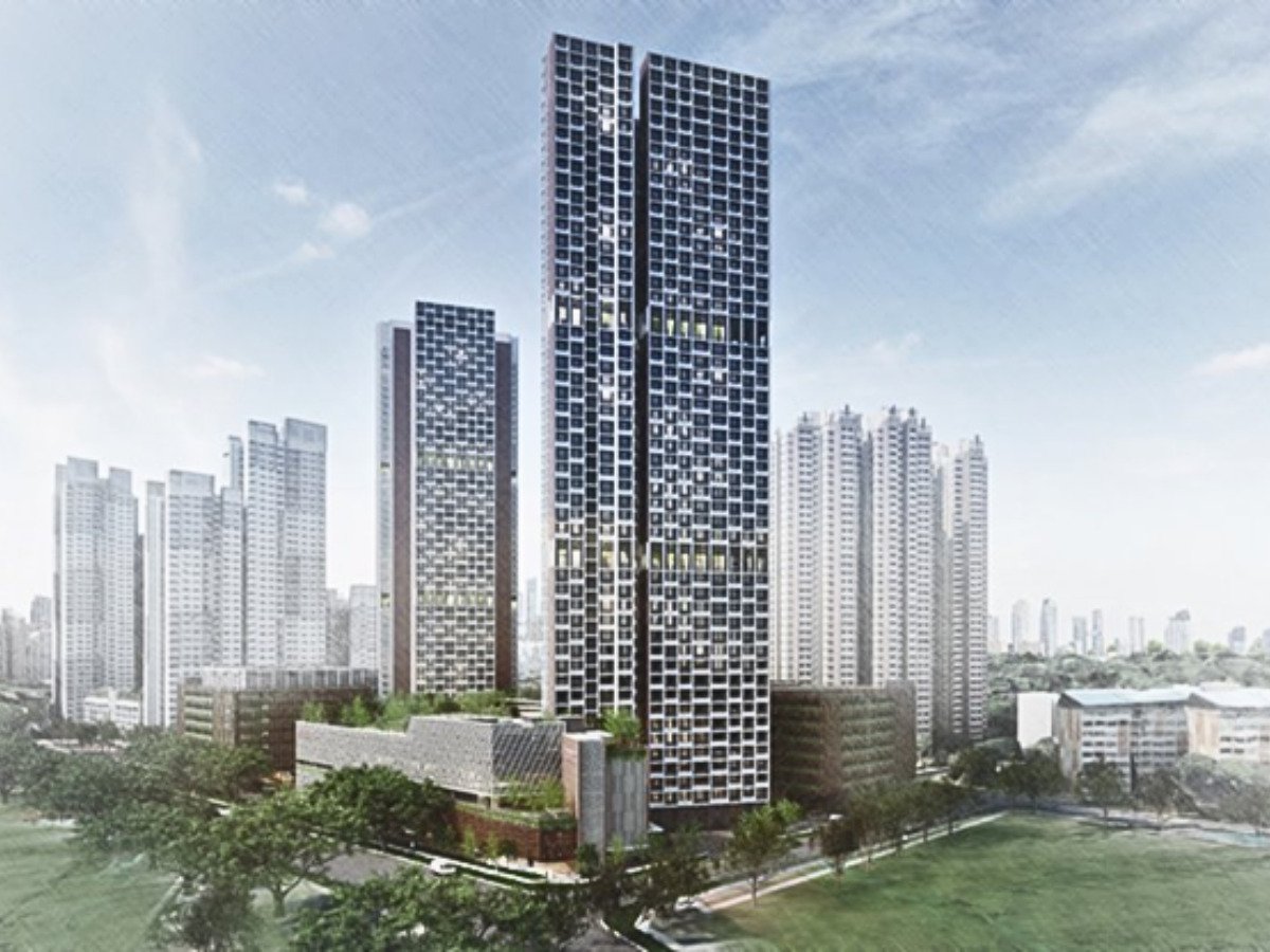 Artist impression of Tanglin Halt's 5,500 new flats development