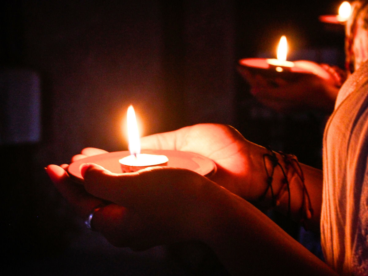 Oil lamps or diyas - Deepavali 2023