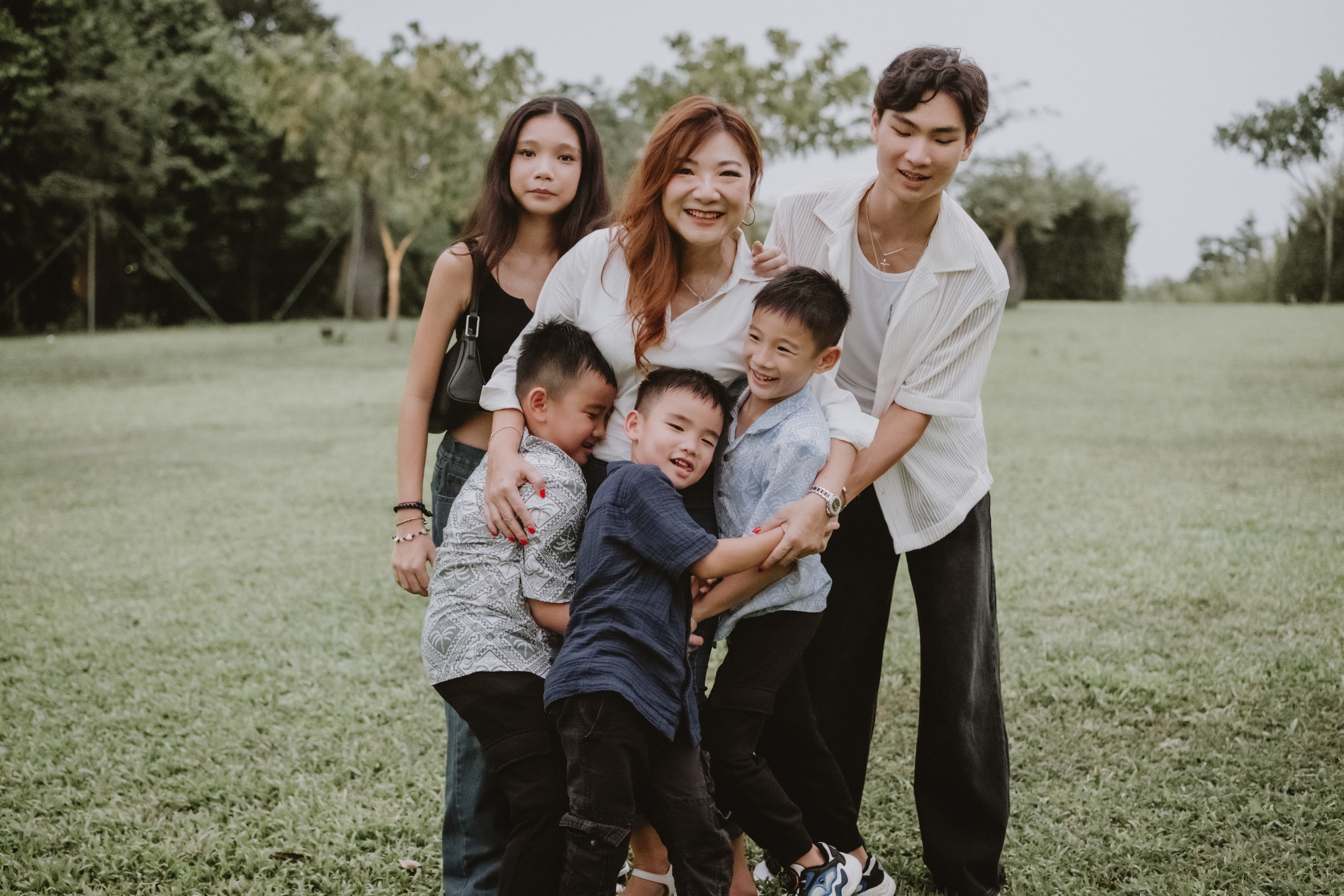 Celeste Loh and family