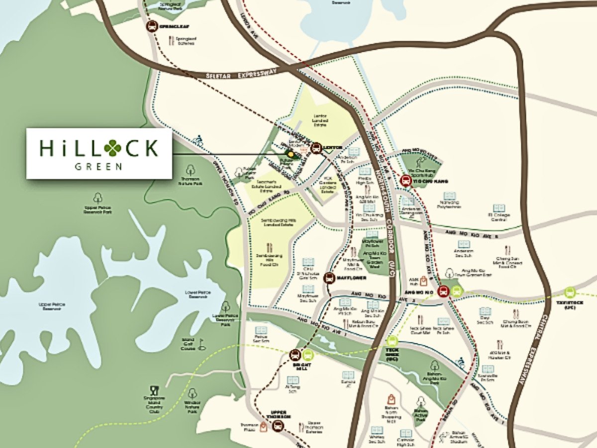 Hillock Green Site Plan