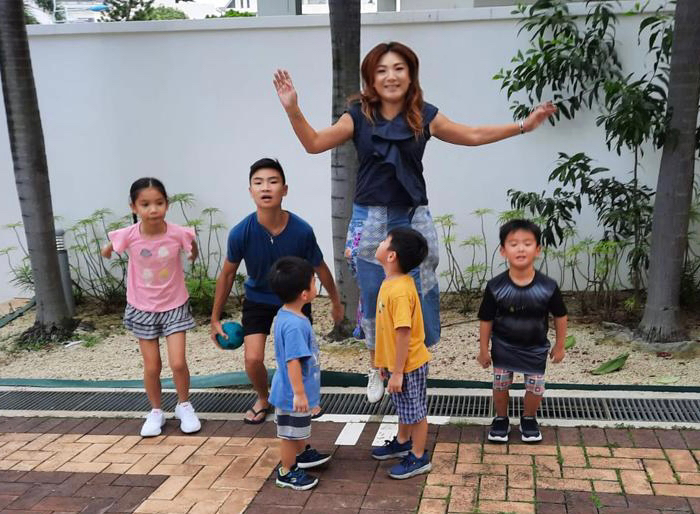 Celeste Loh and family