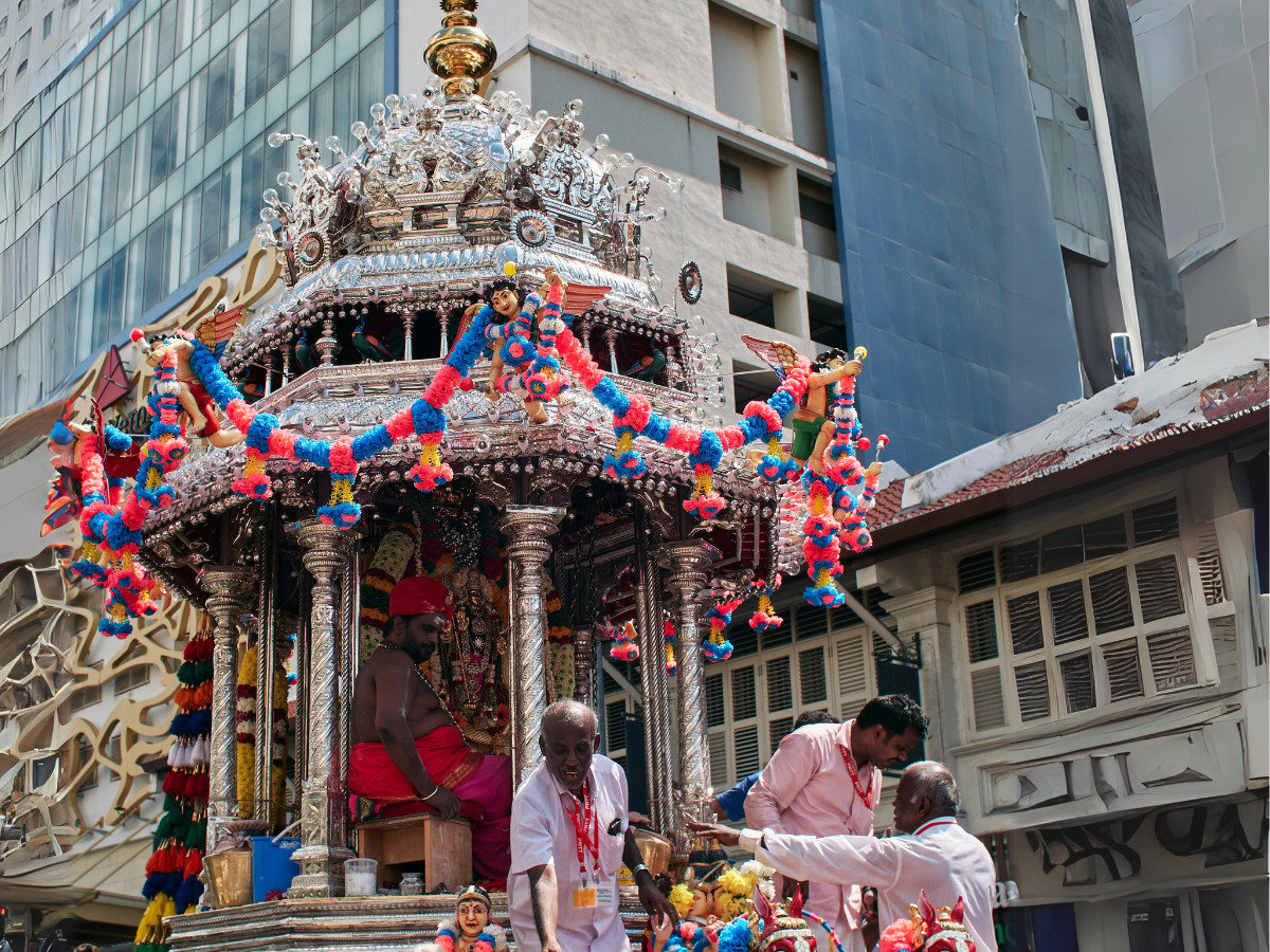 Thiapusam procession route - Thaipusam 2024 Singapore