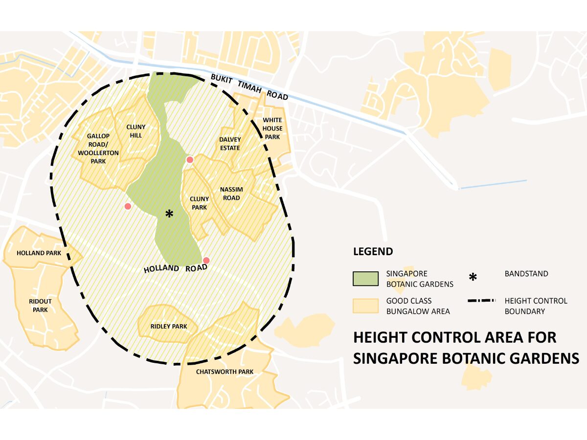 Singapore Botanic Gardens - URA plot ratio 